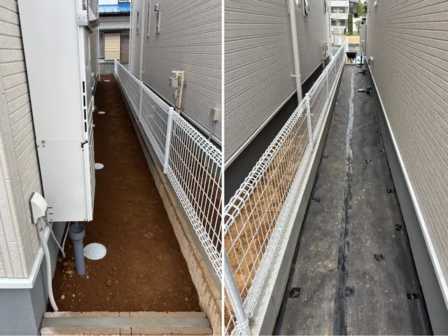 いい加減な施工撲滅！7000円の簡易施工と12000円の完全防草施工が選べます♪サービスの画像