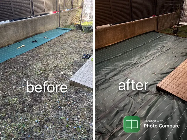 草刈り、除草剤込み！7000円の簡易施工と12000円の完全防草施工が選べます♪サービスの画像