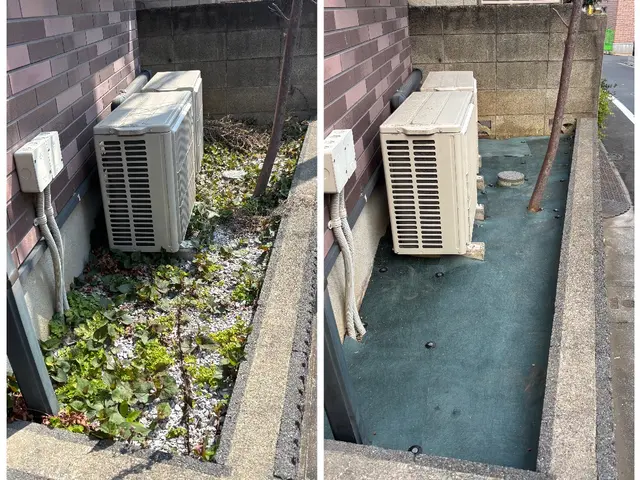 いい加減な施工撲滅！7000円の簡易施工と12000円の完全防草施工が選べます♪サービスの画像