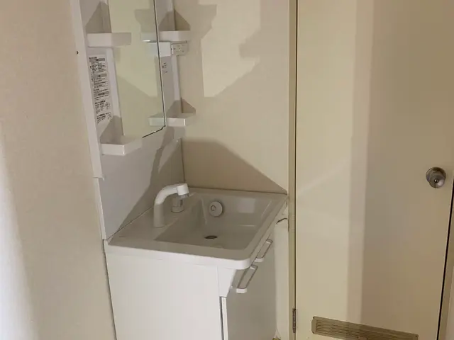 洗面化粧台のお取り替え　お任せください！先ずはお問合せからどうぞ。処分費込み価格サービスの画像