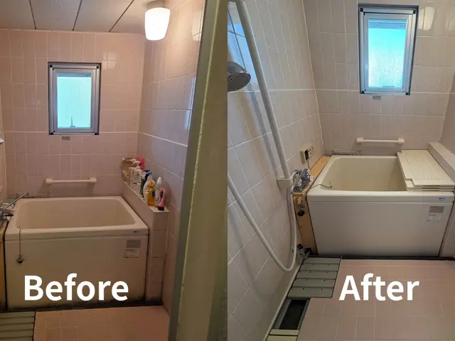 浴室クリーニング（高圧洗浄仕上げ）｜泡ブリーチ対応可サービスの画像