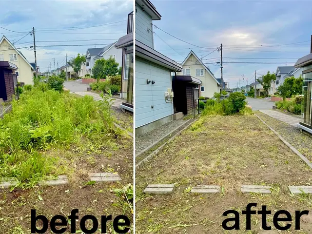 プロの草刈りでお庭スッキリ整えます！サービスの画像