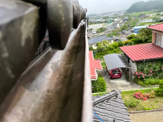 美里町の大煌です！雨樋をキレイにします！サービスの画像