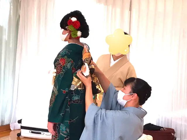 お客様の満足いくお着付けを提供致します◎営業時間外のご予約もご相談ください！