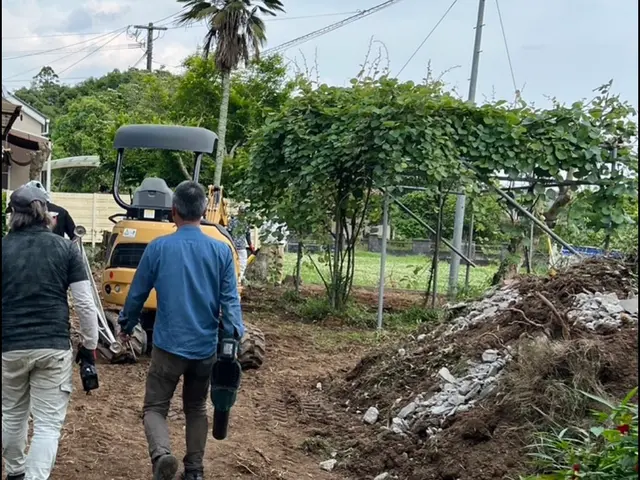 土木・庭師経験者の自社スタッフが対応！他社でのお断りもご相談ください！サービスの画像