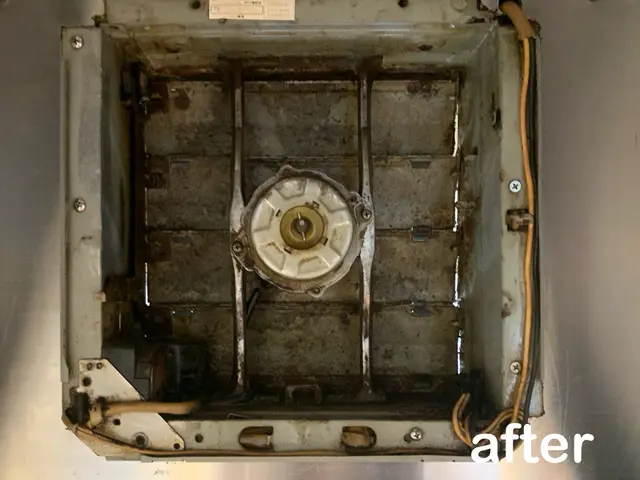 冬に向けて換気扇を綺麗にしませんか？経験と知識を活かして迅速丁寧に作業いたしますサービスの画像