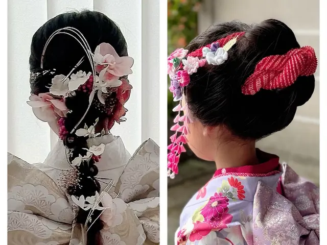 ヘアセット込髪飾りレンタル無料七五三用も◎襟足の長さ3cmでアップ◎美容師免許有