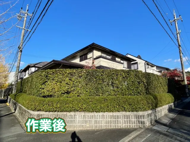 すべて自社対応◎駐車場代は当店負担！ご近所の方に配慮しながら作業いたします。サービスの画像