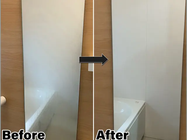 カビや水垢、鏡のウロコもキレイにスッキリさせます！お任せ下さい！サービスの画像