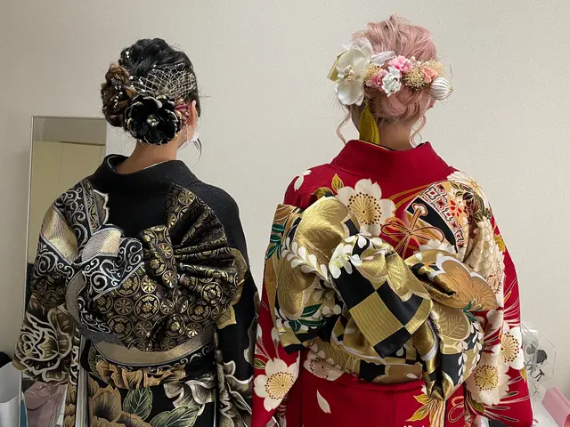 女性スタッフがお伺い◎お子様・振袖・訪問着などの着付けに定評があります！