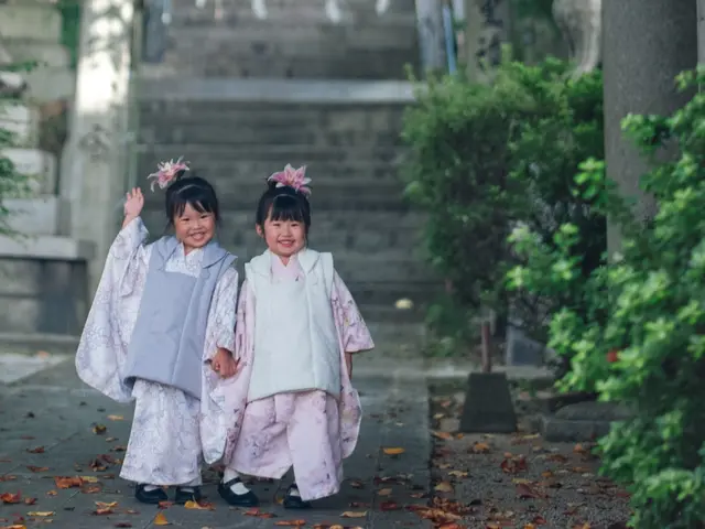 双子パパフォトグラファー★七五三での家族写真サービスの画像