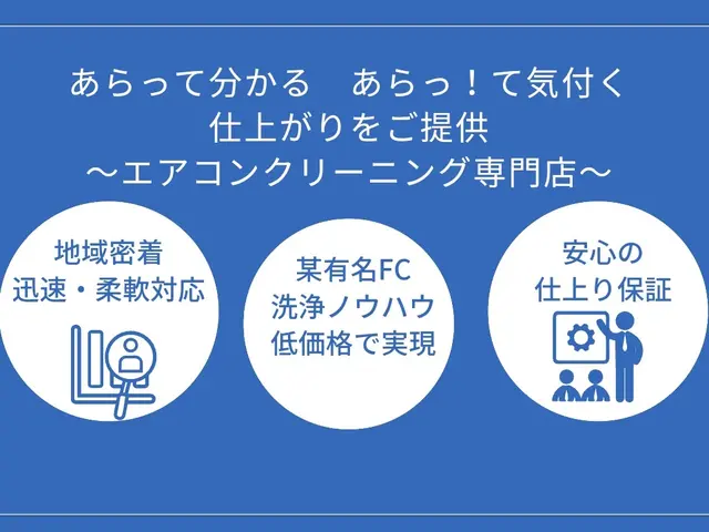 複数台割引！防カビ抗菌コート無料！【大手品質を低価格】1台1台時間をかけて丁寧にサービスの画像