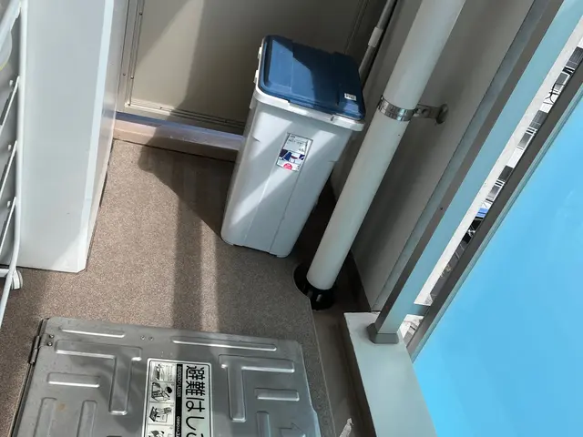 ベランダ・バルコニークリーニングの汚れは部屋の中にほこりを持ち込みますサービスの画像