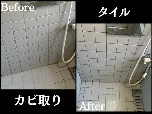 浴室の清掃　２４時間対応可能サービスの画像