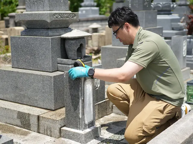 お墓のクリーニングサービスの画像