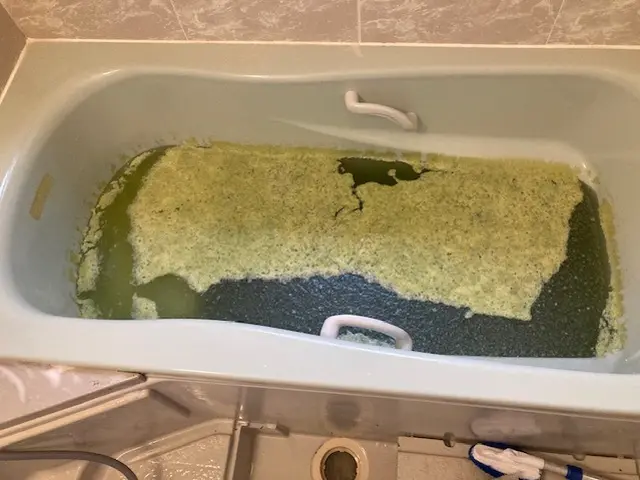 お風呂の配管のおそうじ！安心の薬剤使用！お年寄り・赤ちゃんに！サービスの画像