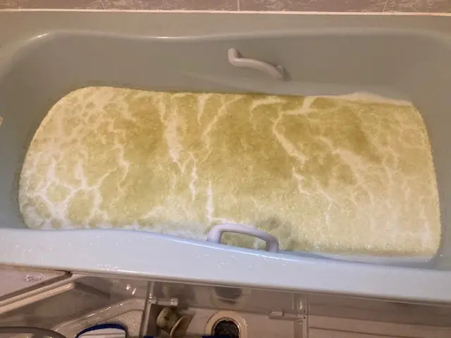 お風呂の配管のおそうじ！安心の薬剤使用！お年寄り・赤ちゃんに！サービスの画像