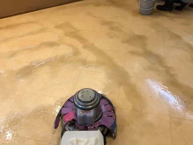 フロアクリーニング洗浄、WAX塗布サービスの画像