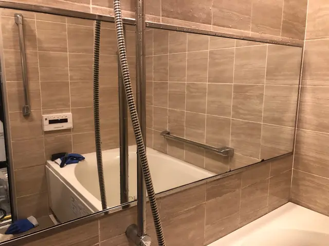 エプロン内部は高圧洗浄！鏡は機械研磨‼︎扉は外して丸洗い‼︎全て標準作業です❤︎サービスの画像