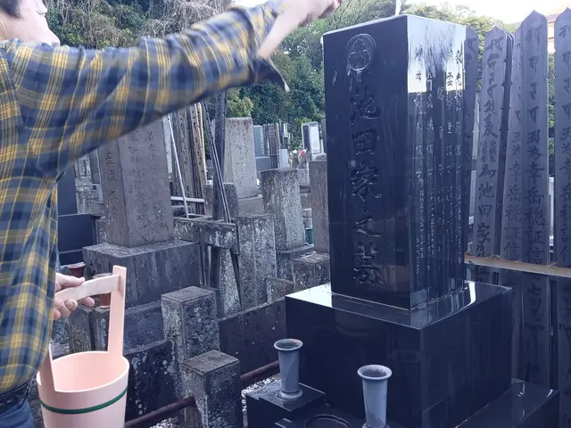 墓石のクリーニングサービスの画像