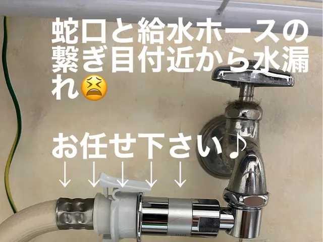 【業界歴10年】大手家電量販店の修理担当！給水，排水できない、水漏れ等対応！サービスの画像