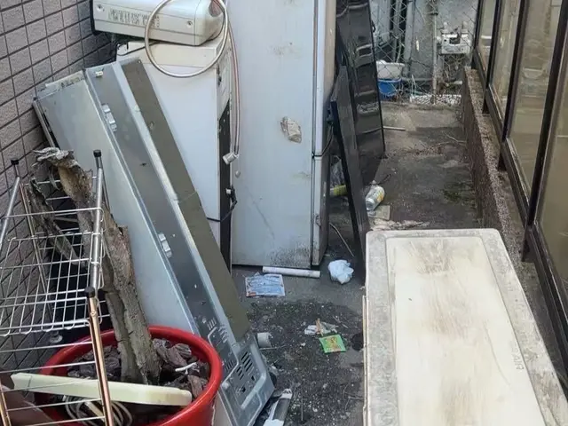 お約束範囲で追加料金無し、一軒家不用品回収可能、サービスの画像