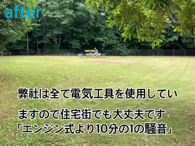 ★電気工具なので騒音無し★近隣様に配慮★どんな要望でも対応★地域指名No. 1★サービスの画像