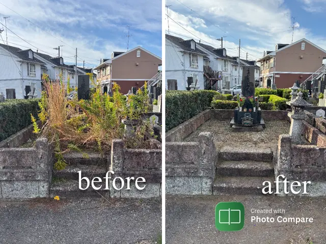 庭師が行くワンランク上のお墓参り代行サービス♪サービスの画像