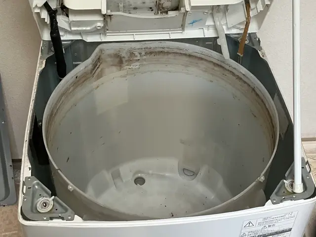 ★寒川町発★縦型洗濯機乾燥機能無し限定★洗濯槽の取り外しで徹底洗浄いたします！サービスの画像