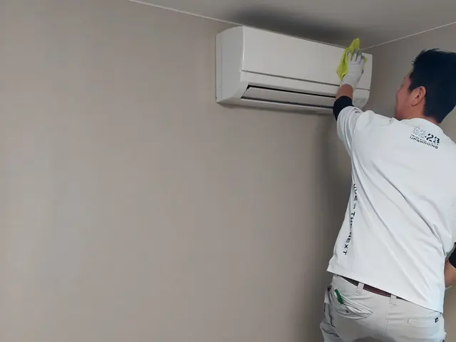 エアコン洗浄サービス、分解し内部の洗浄。サービスの画像