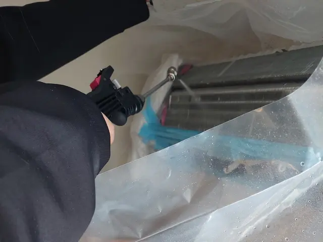 エアコン洗浄サービス、分解し内部の洗浄。サービスの画像