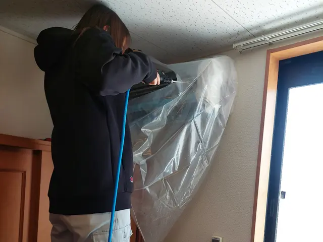 エアコン洗浄サービス、分解し内部の洗浄。サービスの画像