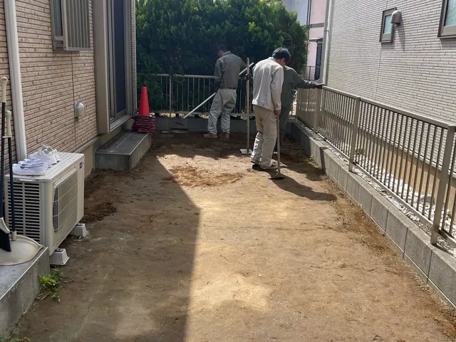 防草シートサービスの画像