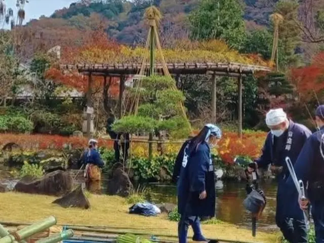 美しい雪吊り！経験と知識を活かして迅速丁寧に作業いたします！(自然素材)サービスの画像
