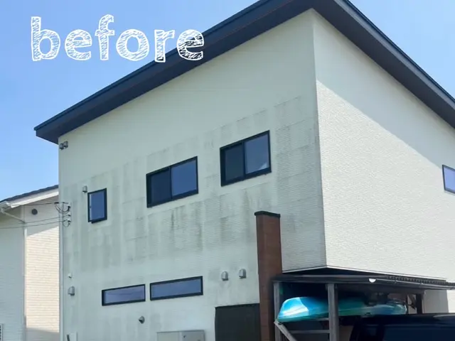 その汚れ…実は『洗うだけ』でキレイになります！！まずは無料のお試し施工！サービスの画像