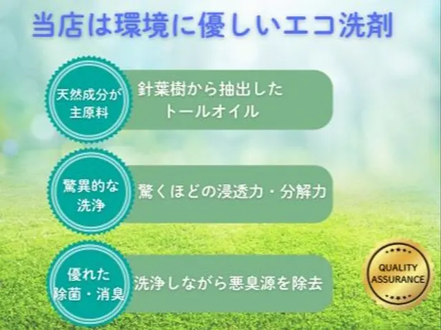 [福岡]国家資格者！植物由来の洗剤！除菌・消臭スプレー無料！PayPay可！サービスの画像