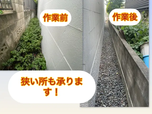 草取り、草むしりサービスの画像