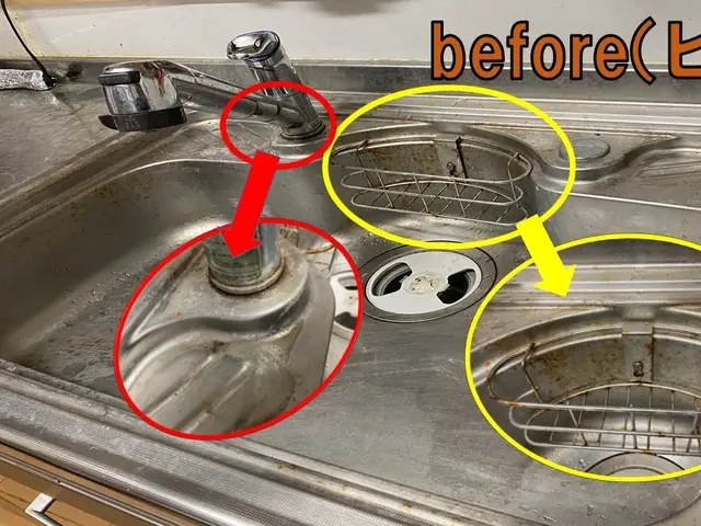 ★油汚れ・水垢スッキリ！ピカピカ台所★【シンク撥水コーティング】無料♬サービスの画像