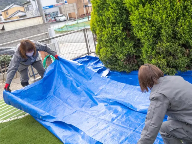 【とても綺麗になりました】と大好評です。剪定と一緒のご依頼でお庭丸ごと綺麗に！サービスの画像