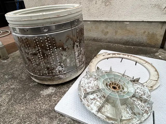 洗浄によりカビや埃を徹底的に除去いたします。洗濯パン・排水口もお任せください！サービスの画像