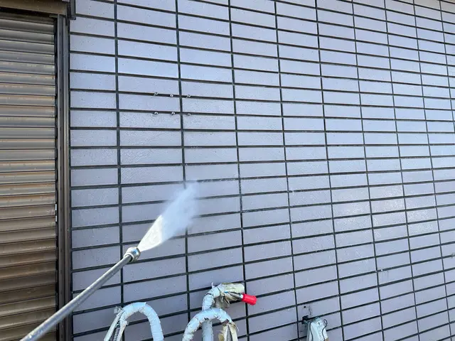 陸屋根、バルコニー、玄関土間、高圧水洗浄サービスの画像