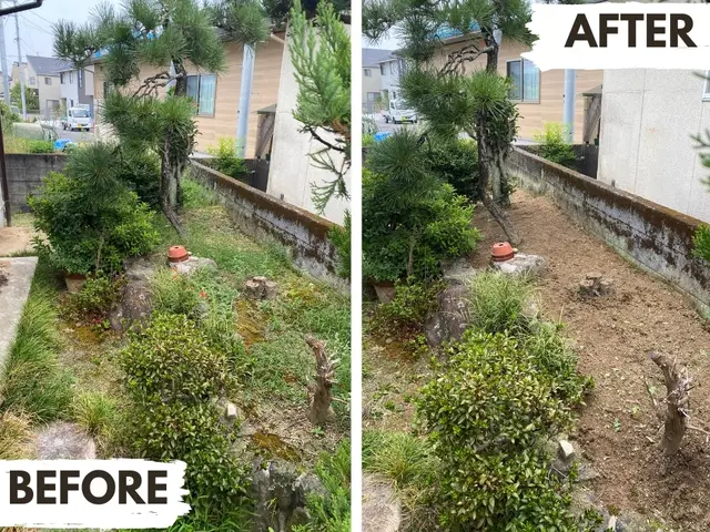 【新規特別価格】岡山在住の5児パパが根っこから草抜き&草刈りサービスの画像