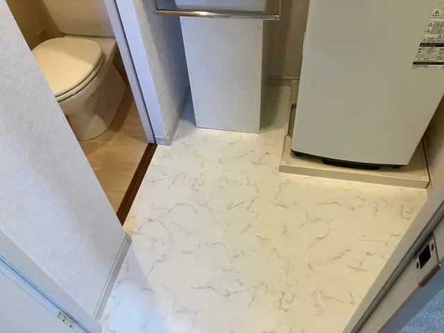 ご予約の前にお問い合わせをお願い致します！クッションフロア張り替え致します♩サービスの画像