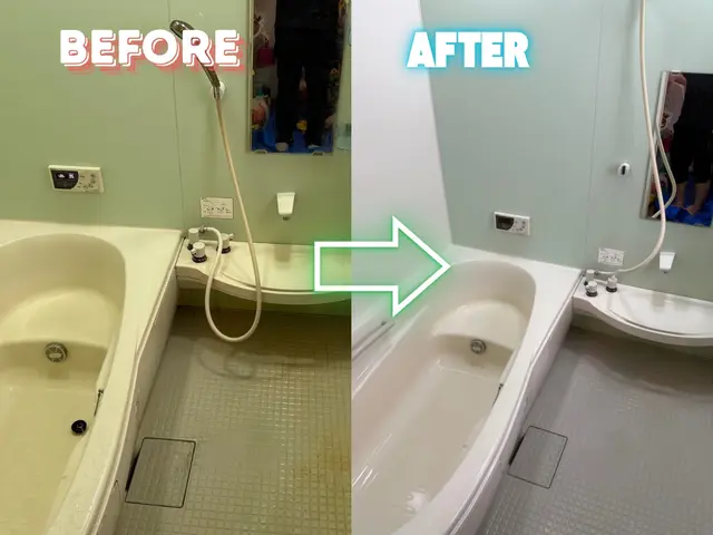 ☆年末おすすめ！水回り2点（浴室・換気扇）徹底掃除！損害保険加入の安心対応☆サービスの画像