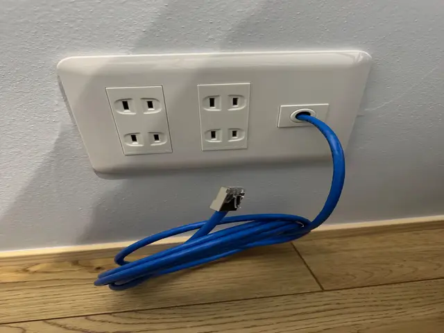 LANカテゴリー6A配線工事【コネクタ・コンセント】サービスの画像