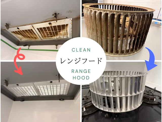 ◎女性スタッフが同行◎レンジフード・リフレッシュ◎明朗会計◎セット割がお得サービスの画像