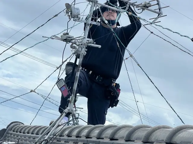 アンテナ本体も用意します。信頼の自社施工◎営業時間外も対応可◎安心安全な工事サービスの画像