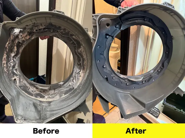 【パナソニック・日立専門】ドラム洗濯機のお悩みは分解洗浄で解決！安心の保証付き◎サービスの画像