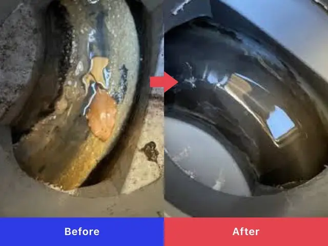 プロが行う配水管洗浄！※ご自宅外周の汚水蓋を開き、配管を洗浄するサービスです。サービスの画像