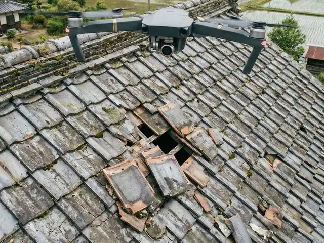 修理勧誘一切なし！ドローンで安心「屋根の健康診断」国家資格＆防災士が空撮